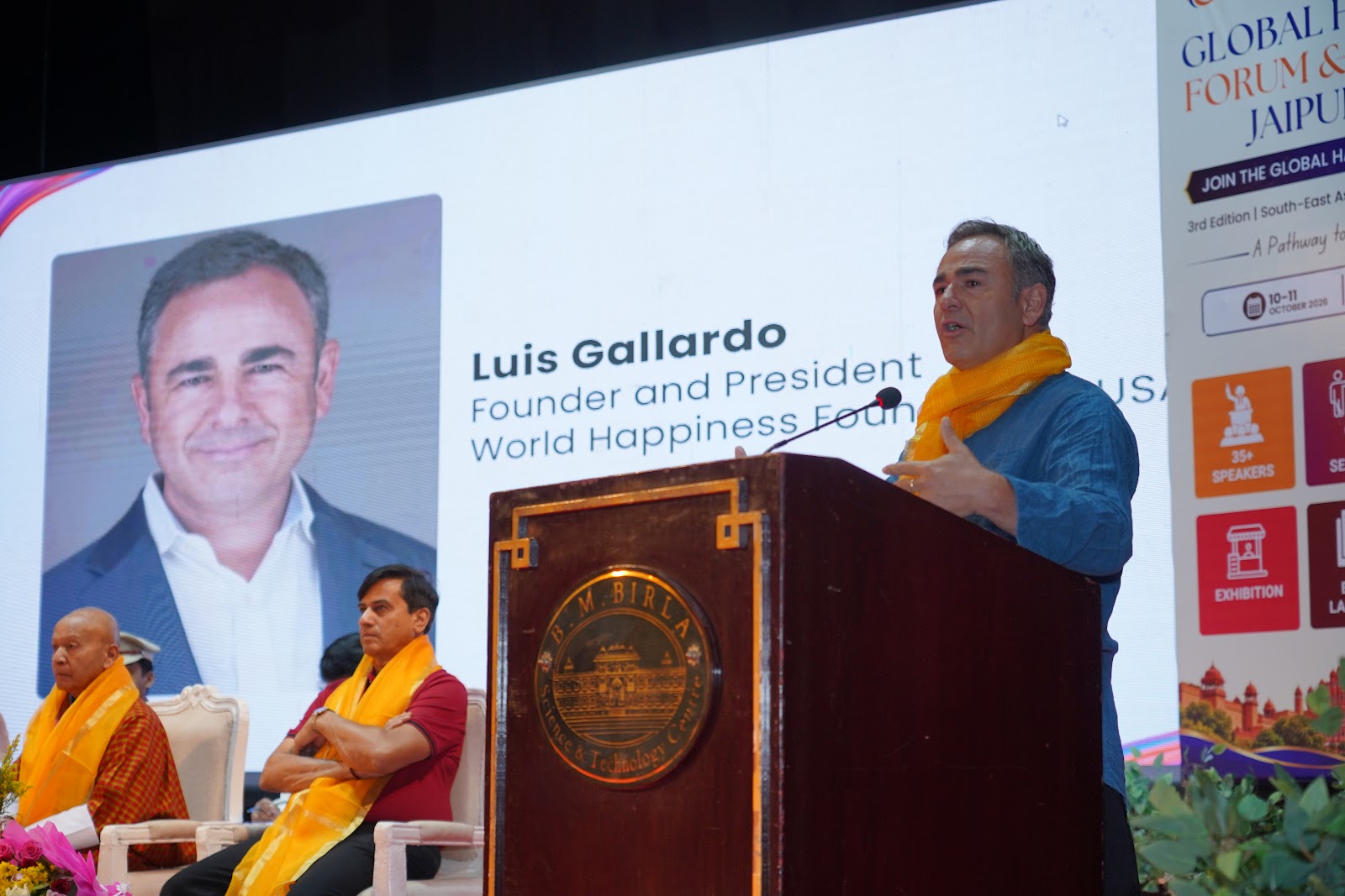 Luis Miguel Gallardo, fundador y presidente de la World Happiness Foundation