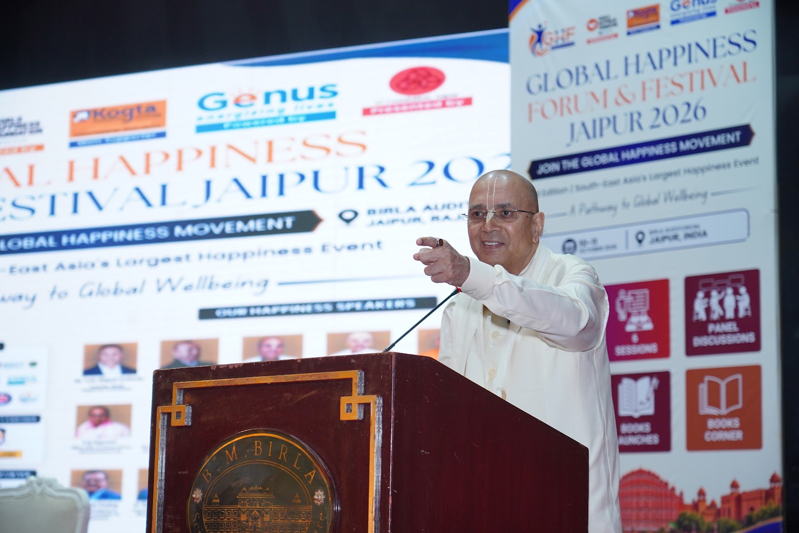Sesión I, Bienestar espiritual: Vrindavan Chandra Das abre la mañana