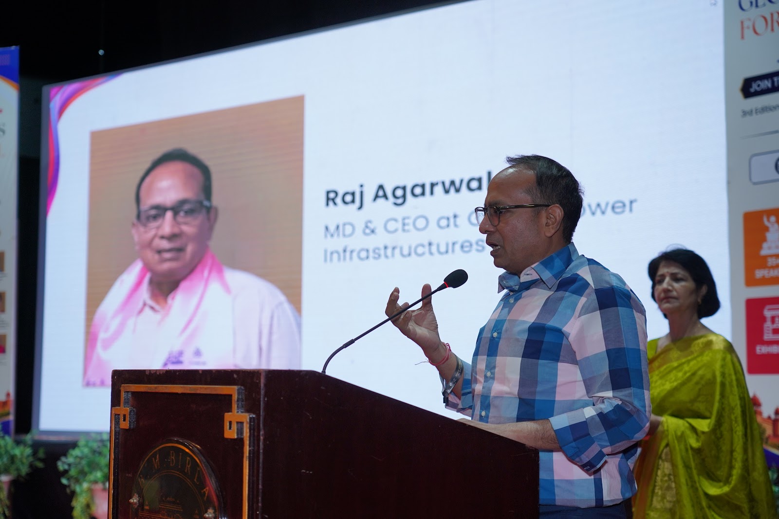 Raj Agarwal, MD y CEO de Genus Power Infrastructures, socio energético del foro