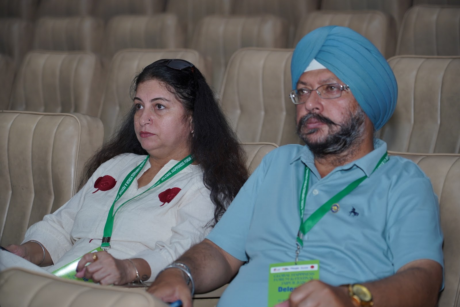 Delegados de todo Rajastán en la sala